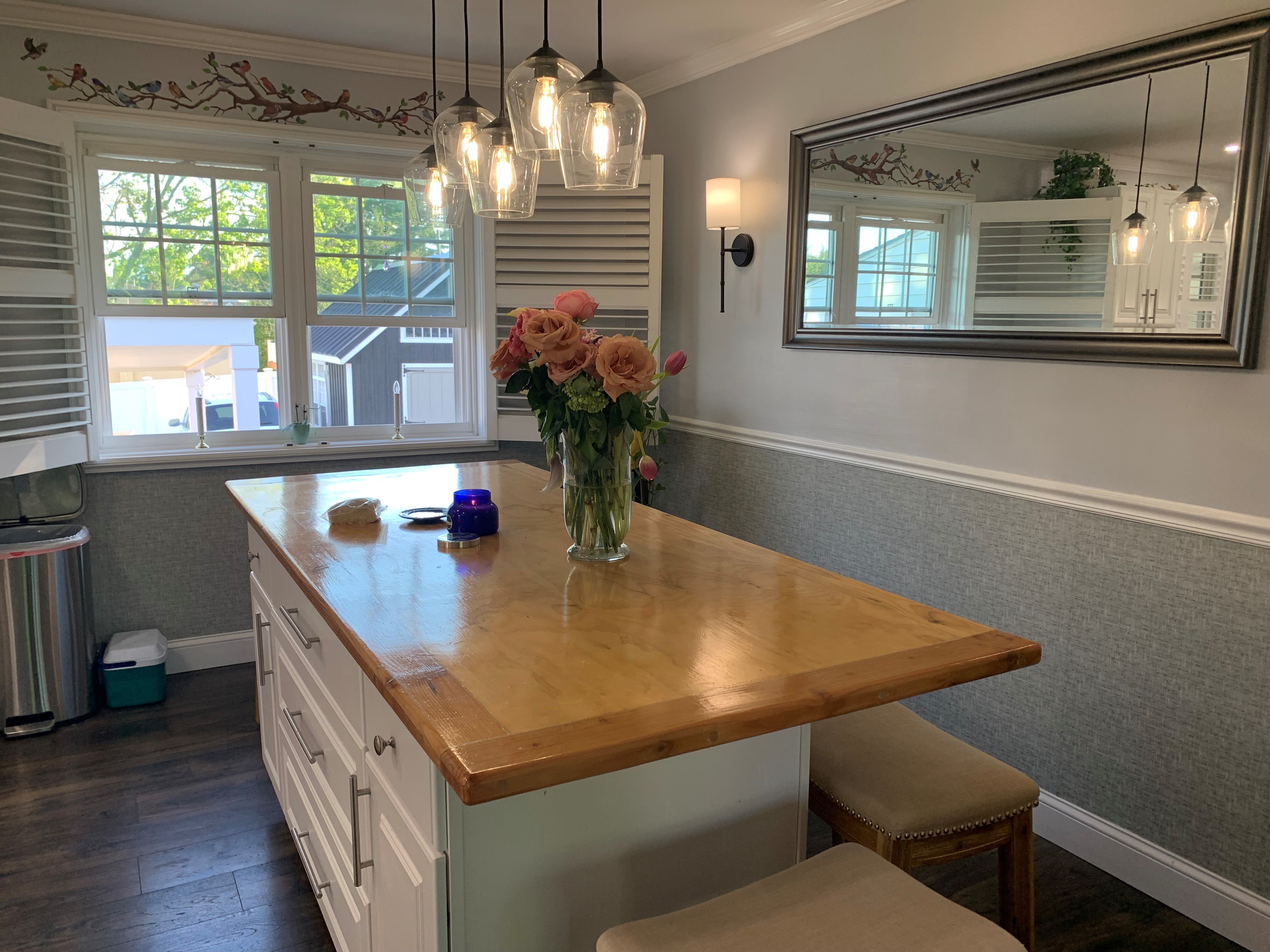 Dining room after